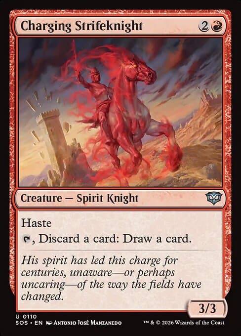 Charging Strifeknight 2026 Magic: The Gathering Secrets of Strixhaven