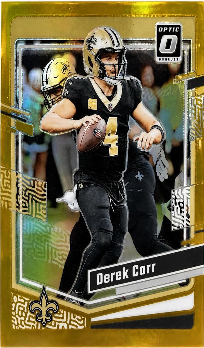 Derek Carr 2023 panini Donruss Optic