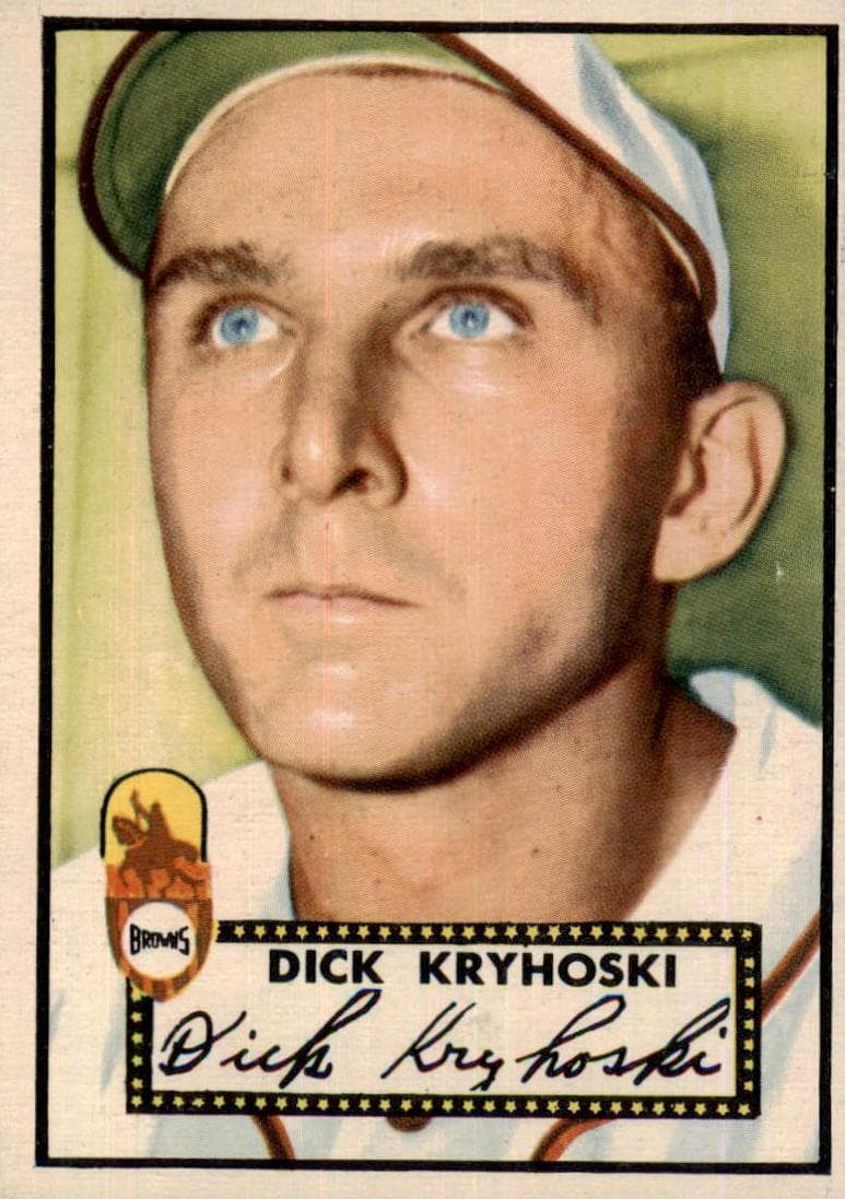 Dick Kryhoski 1952 topps Topps