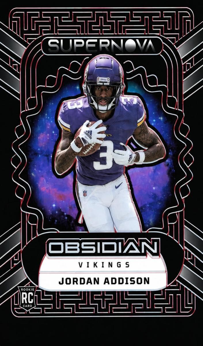 Jordan Addison 2023 panini Panini Obsidian