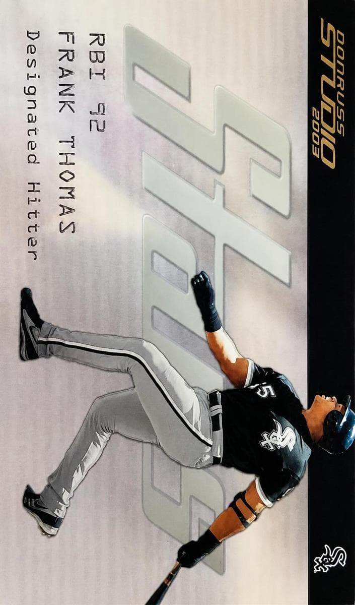 Frank Thomas 2003 panini Studio Stars