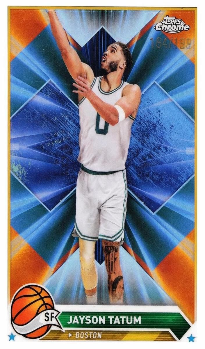 Jayson Tatum 2023 topps Topps Chrome