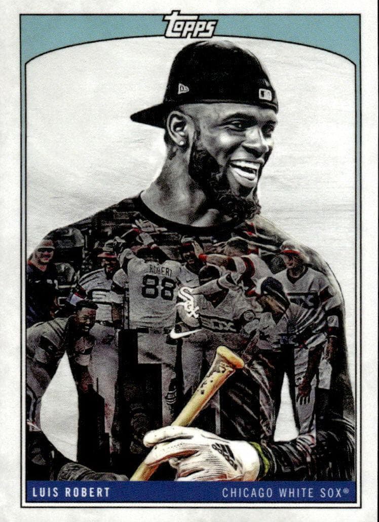 Luis Robert 2022 topps Topps Heritage