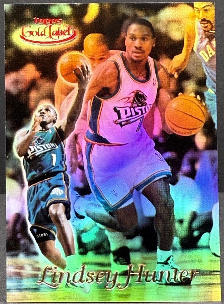 Lindsey Hunter 1999 topps Topps Gold Label
