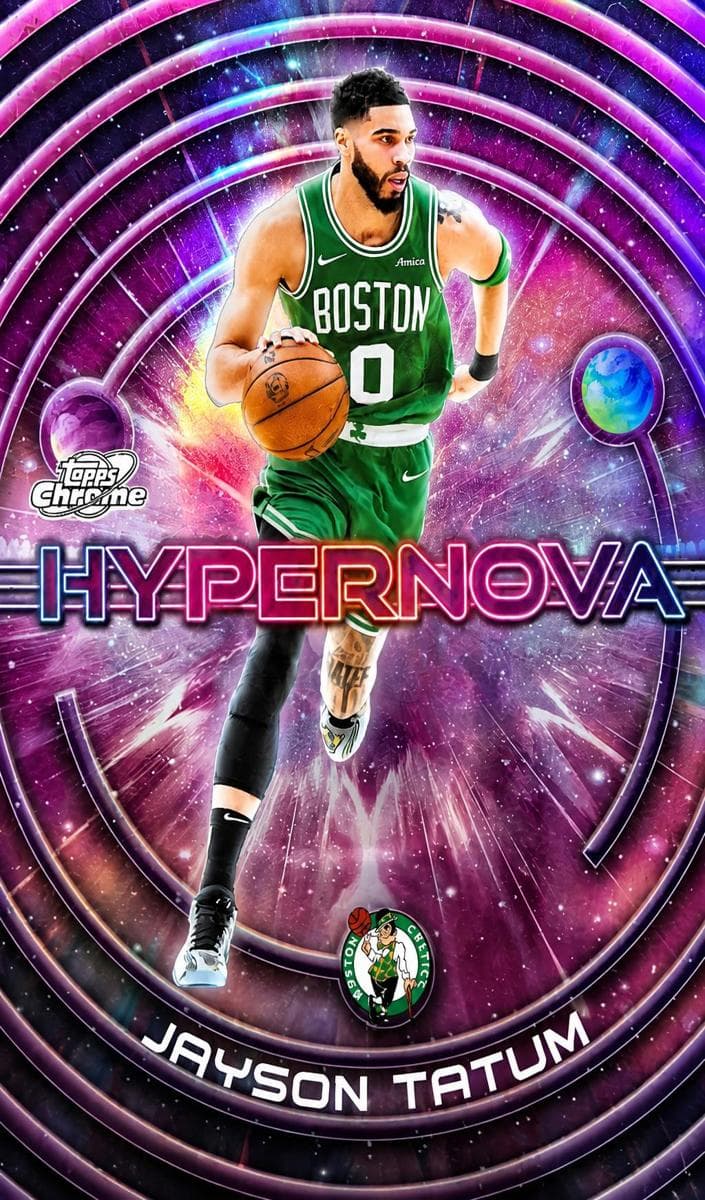 Jayson Tatum 2025 topps Topps Cosmic Chrome