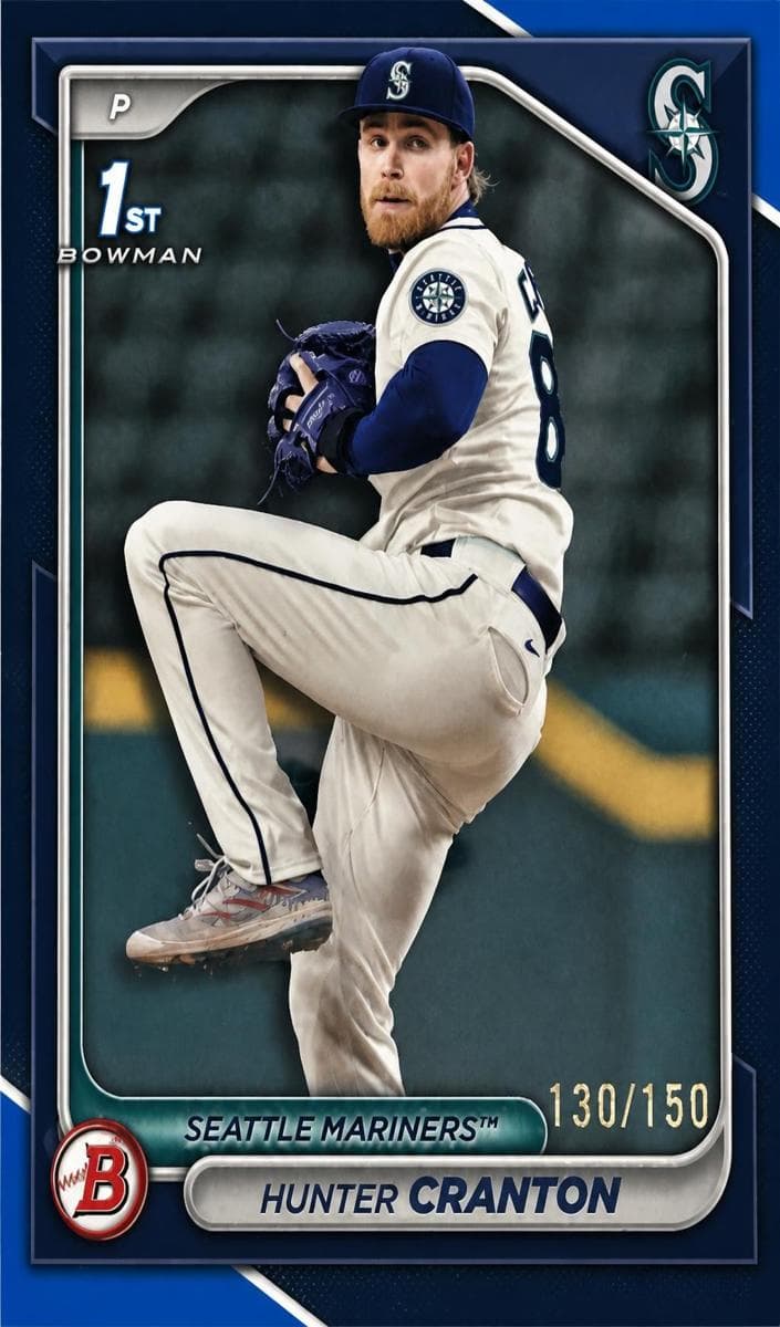 Hunter Cranton trading card