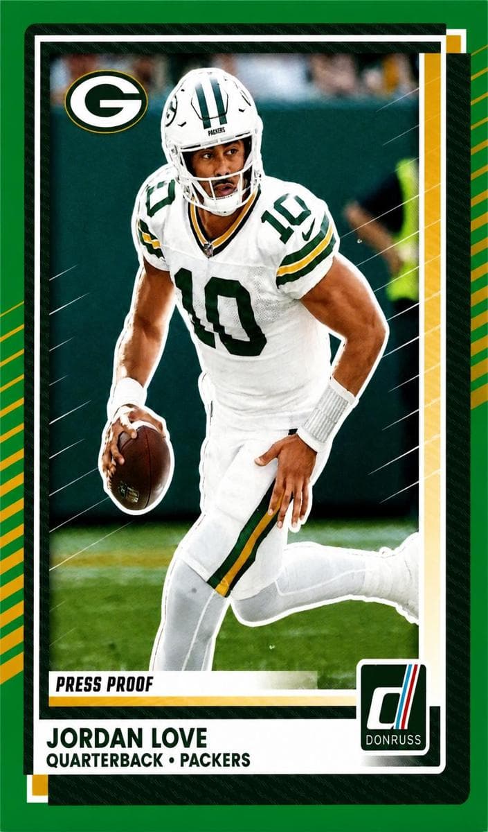 Jordan Love 2025 panini Donruss