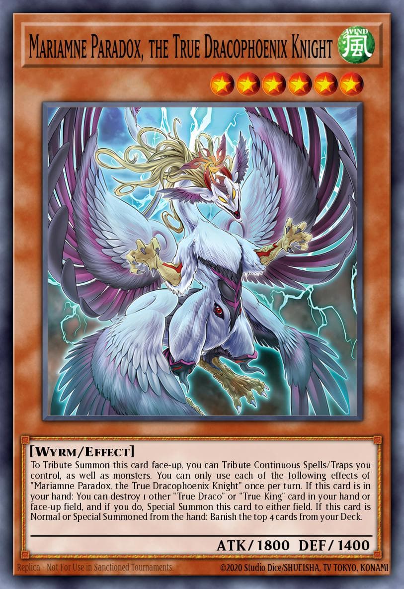 Mariamne Paradox, the True Dracophoenix Knight 2026 Yu-Gi-Oh!
