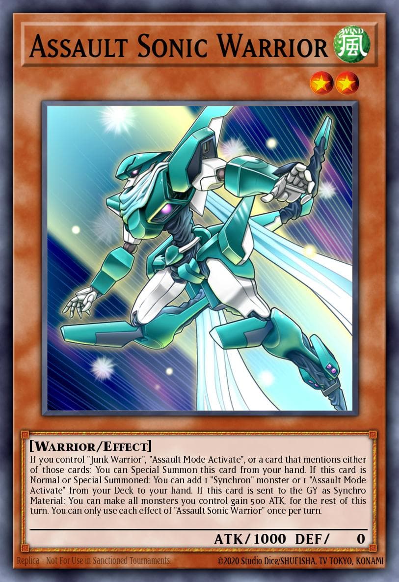 Assault Sonic Warrior #BLZD-EN005