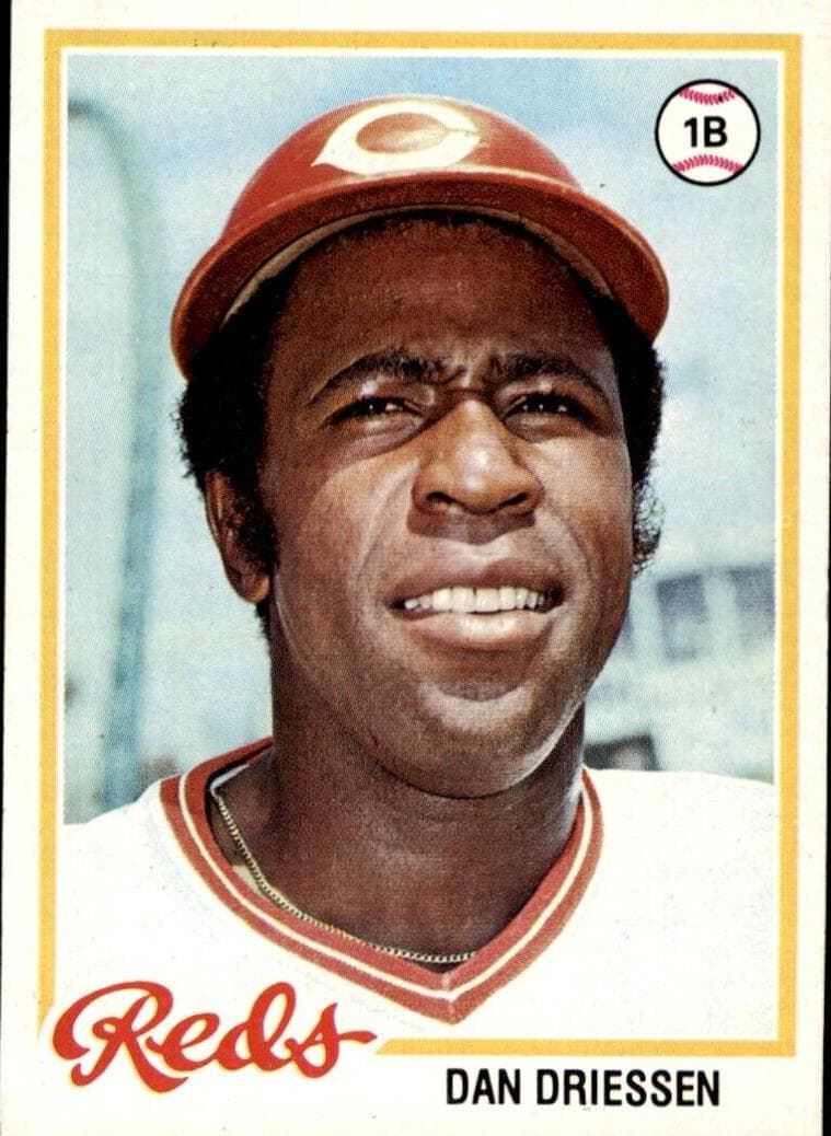 Dan Driessen 1978 topps Topps