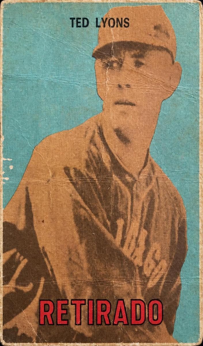 Ted Lyons 1967 topps Topps Venezuelan