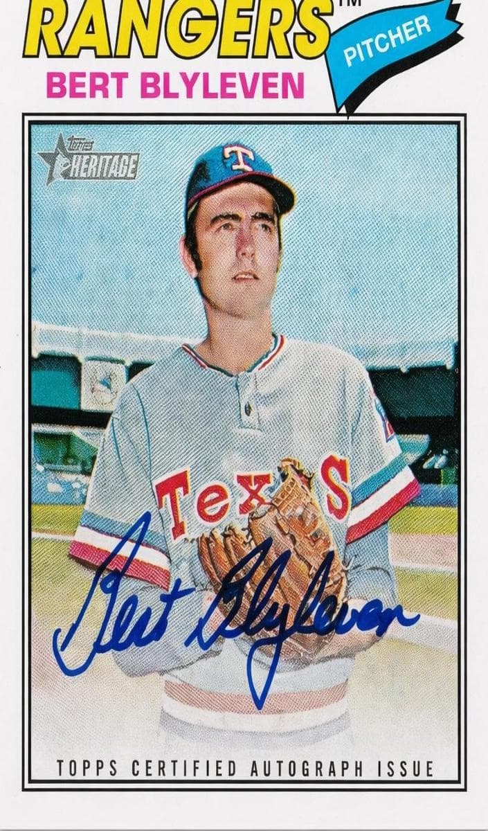Bert Blyleven 2026 topps Topps Heritage