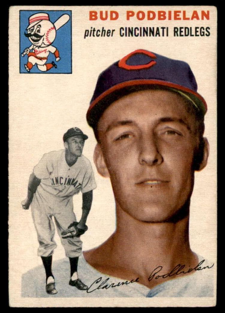 Bud Podbielan 1954 topps Topps