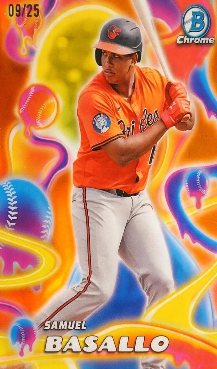 Samuel Basallo 2025 bowman Bowman Chrome