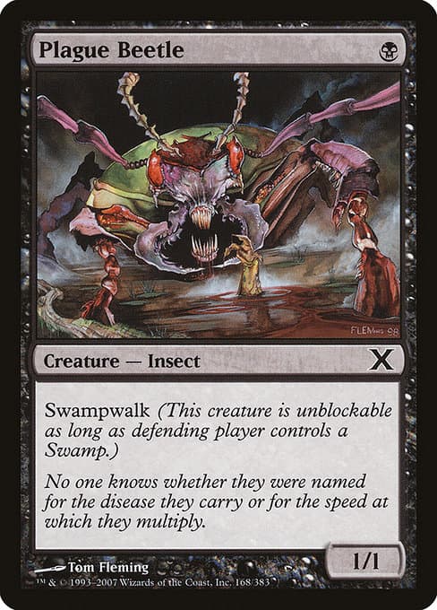 Plague Beetle 2003 Magic: The Gathering 8th Edition