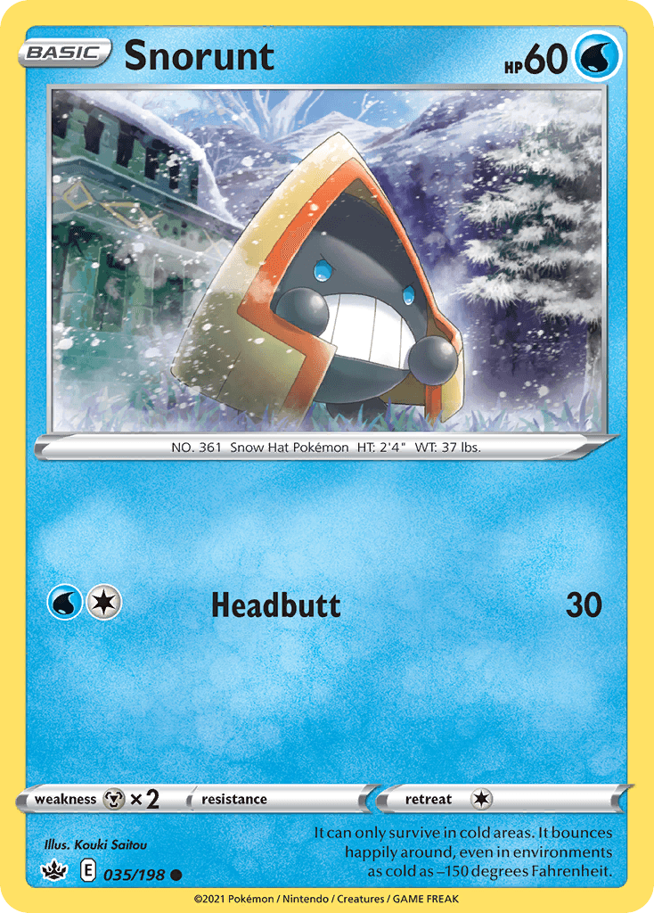 Snorunt 2021 Pokemon
