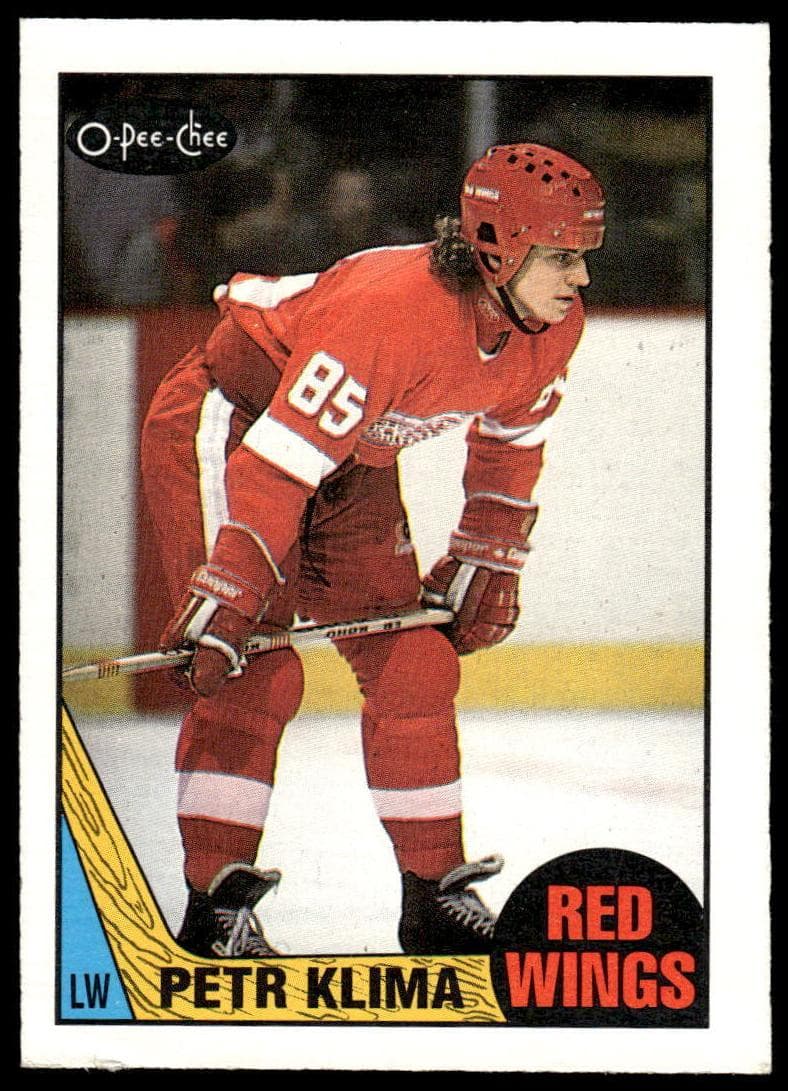 Petr Klima 1987 topps O-Pee-Chee