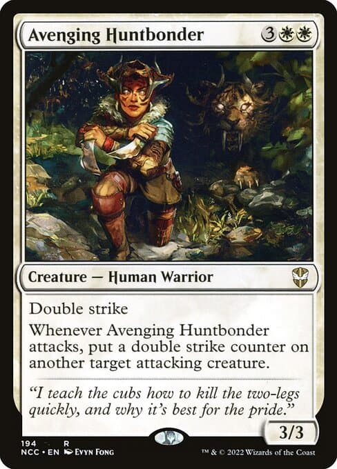 Avenging Huntbonder 2020 Magic: The Gathering Commander 2020