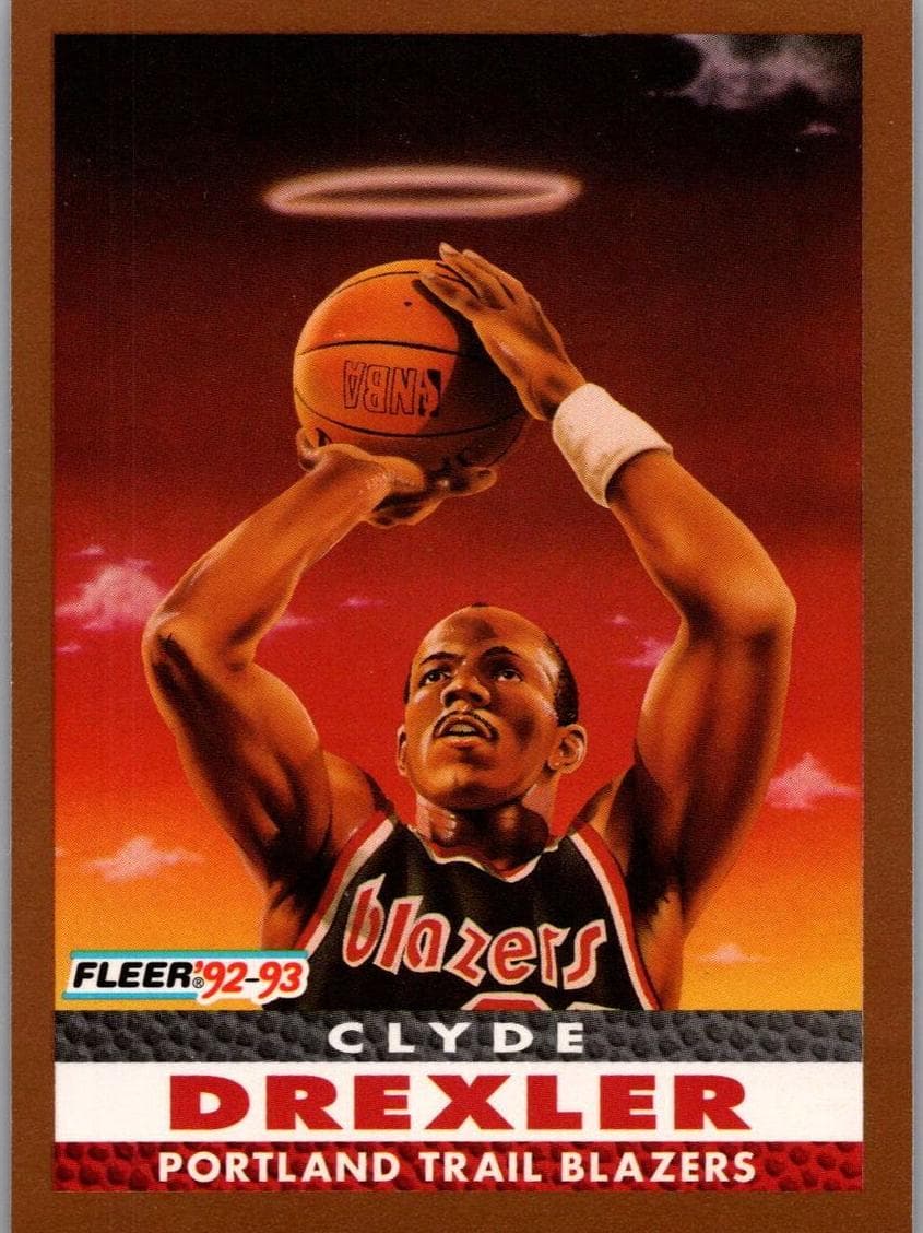 Clyde Drexler 1992 fleer Fleer