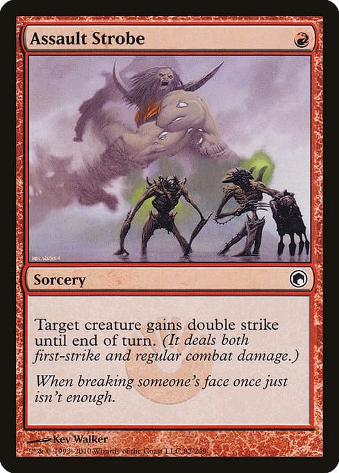 Assault Strobe 2010 Magic: The Gathering Scars of Mirrodin Foil