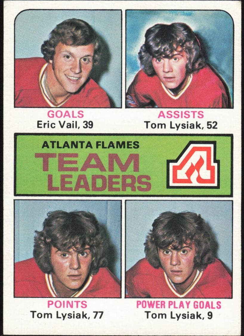 Atlanta Flames Team Leaders (Eric Vail / Tom Lysiak) #313