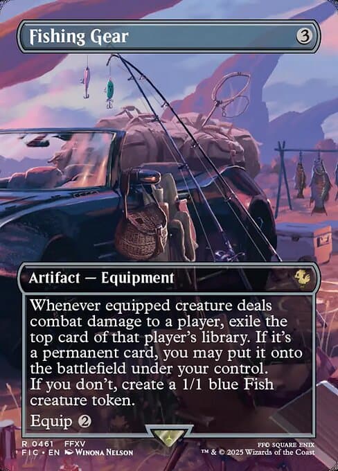 Fishing Gear 2025 Magic: The Gathering Final Fantasy Commander Borderless