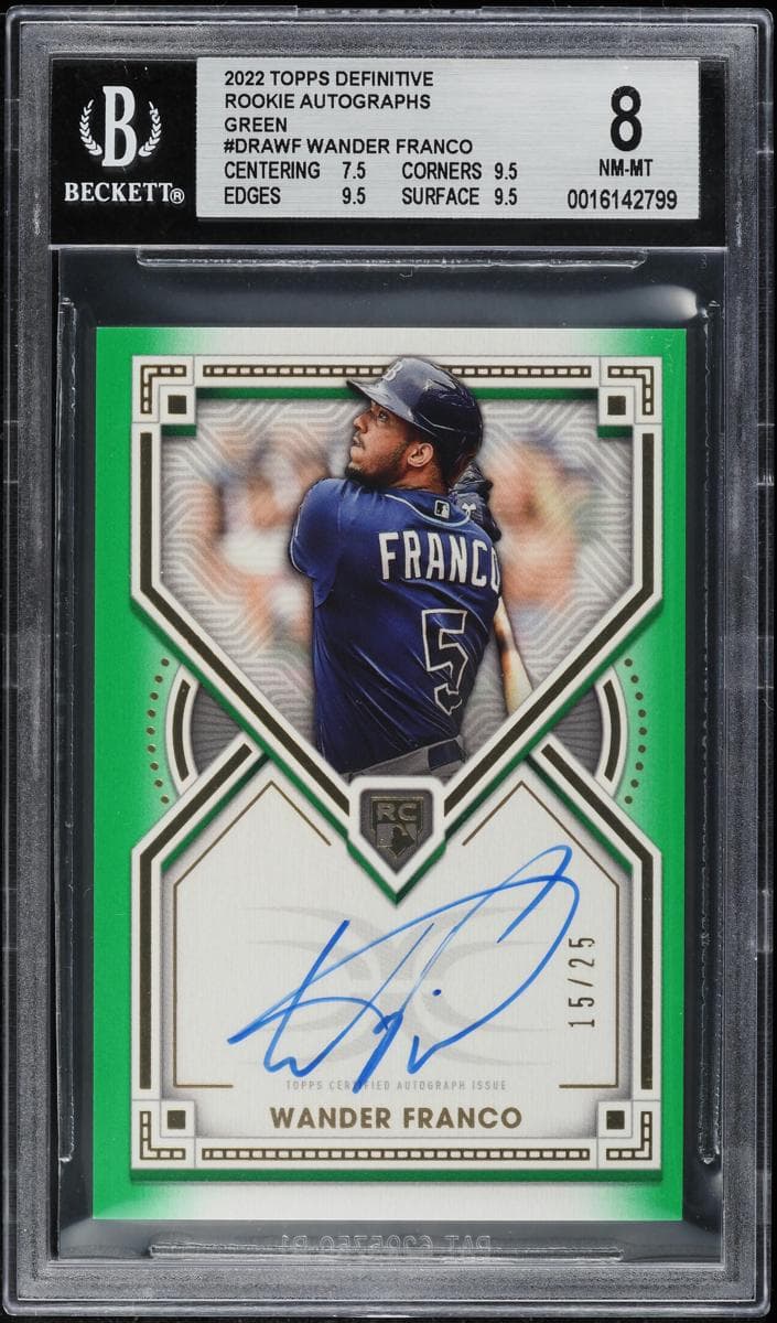 Wander Franco 2022 topps Topps Definitive Collection