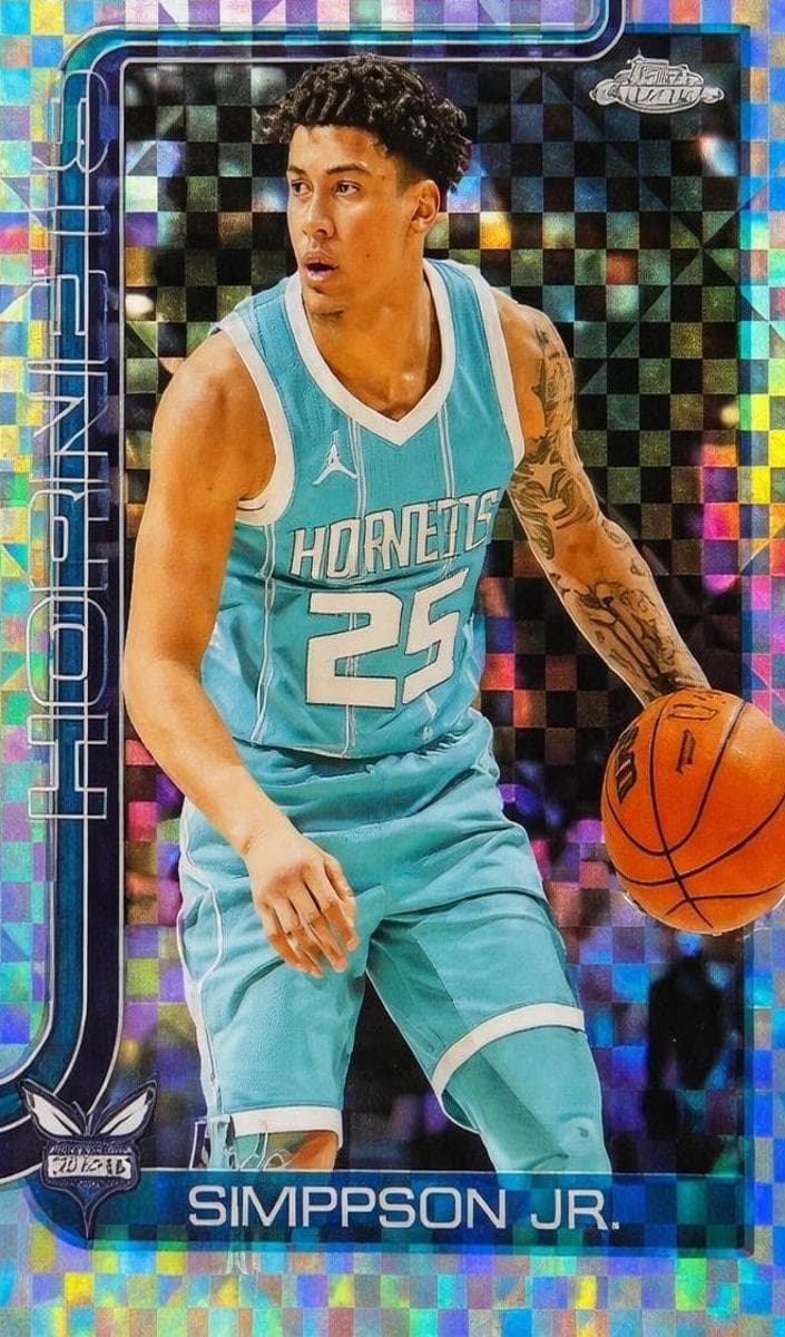 K.J. Simpson Jr. 2025 topps Topps Chrome