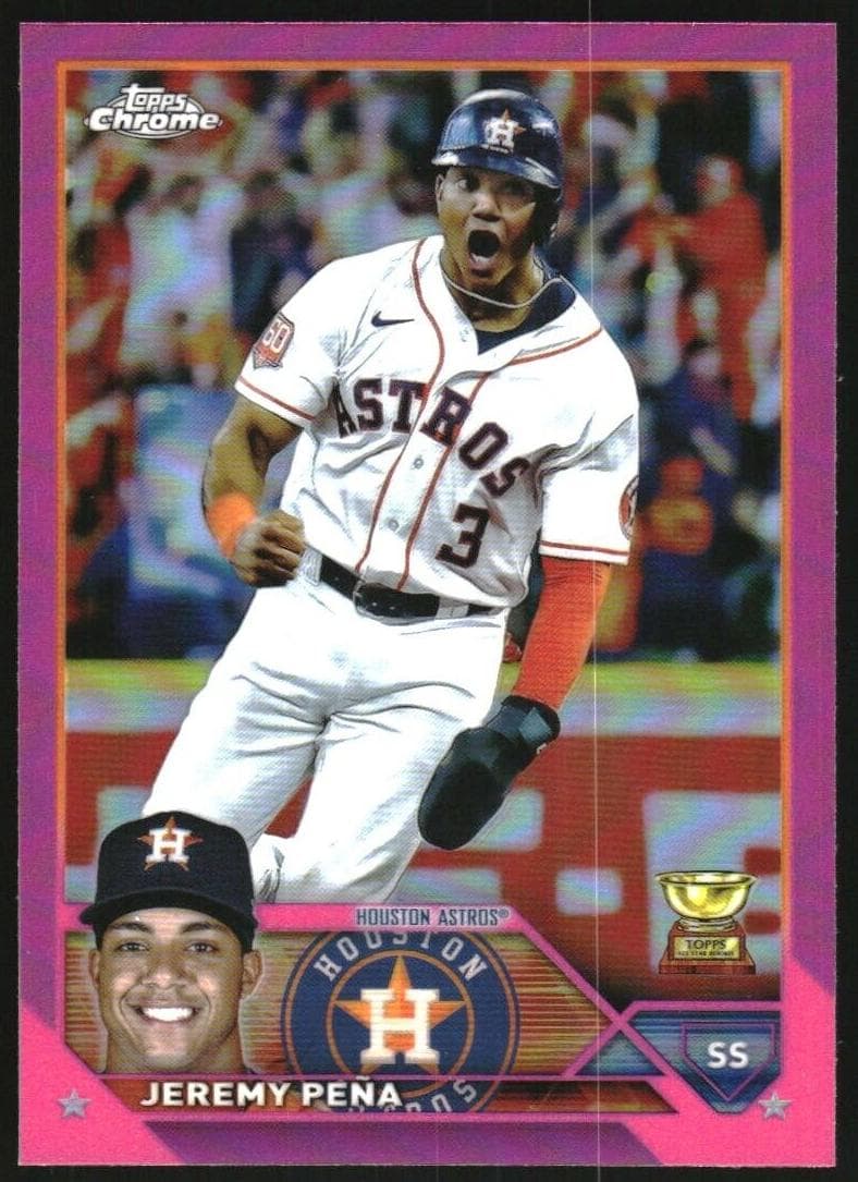 Jeremy Peña 2023 topps Topps Chrome