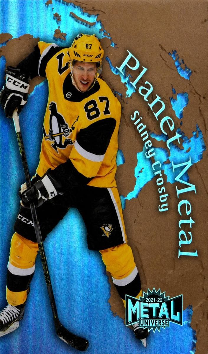 Sidney Crosby 2021 fleer SkyBox Metal Universe