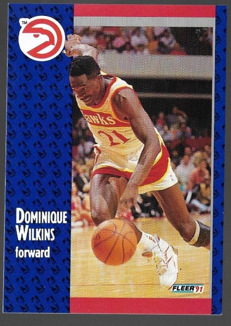 Dominique Wilkins 1991 fleer Fleer
