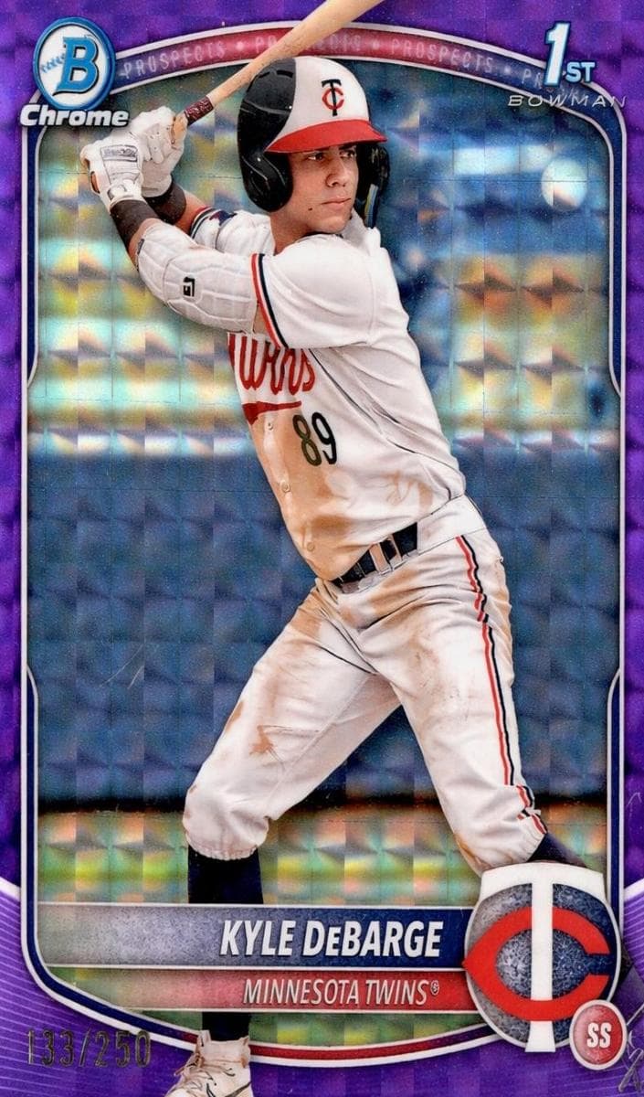 Kyle DeBarge 2025 bowman Bowman Chrome Prospects
