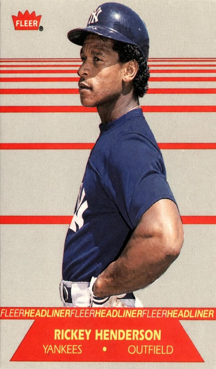 Rickey Henderson 1987 unknown