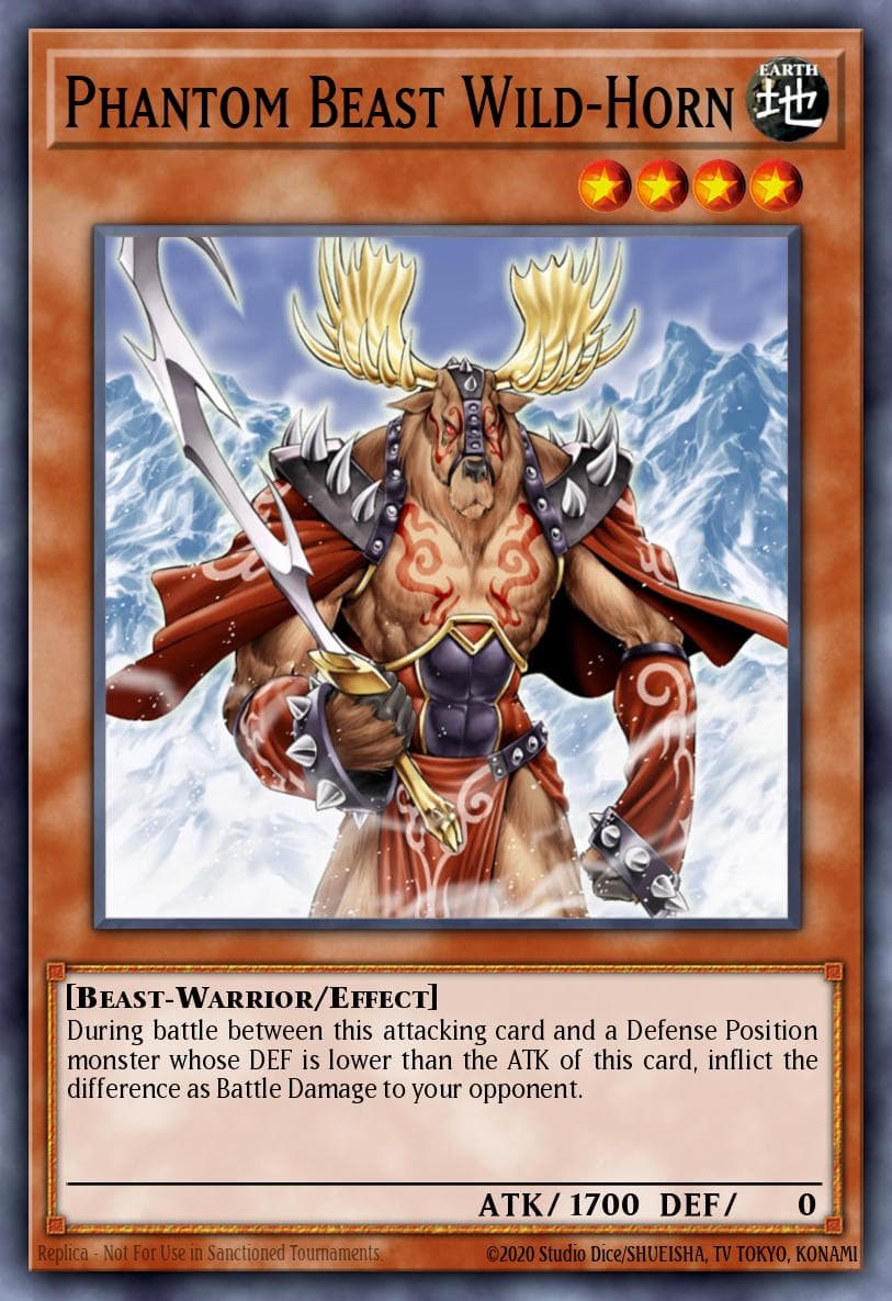 Phantom Beast Wild-Horn #GLD2-EN012