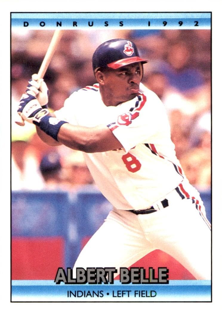 Albert Belle 1992 panini Donruss