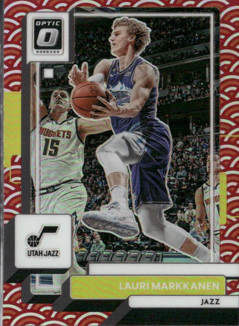Lauri Markkanen 2022 panini Donruss Optic