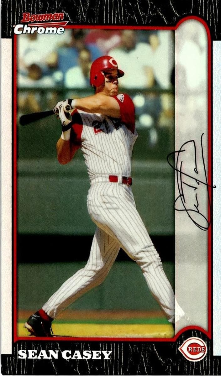 Sean Casey 1999 bowman Bowman Chrome