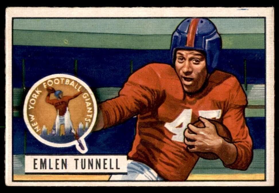 Emlen Tunnell 1951 bowman Bowman