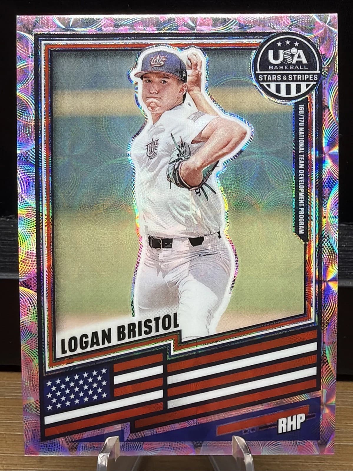 Logan Bristol trading card