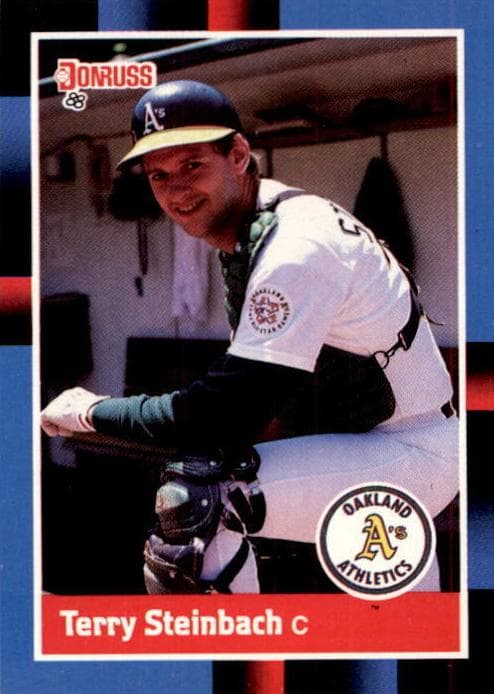 Terry Steinbach 1988 panini Donruss