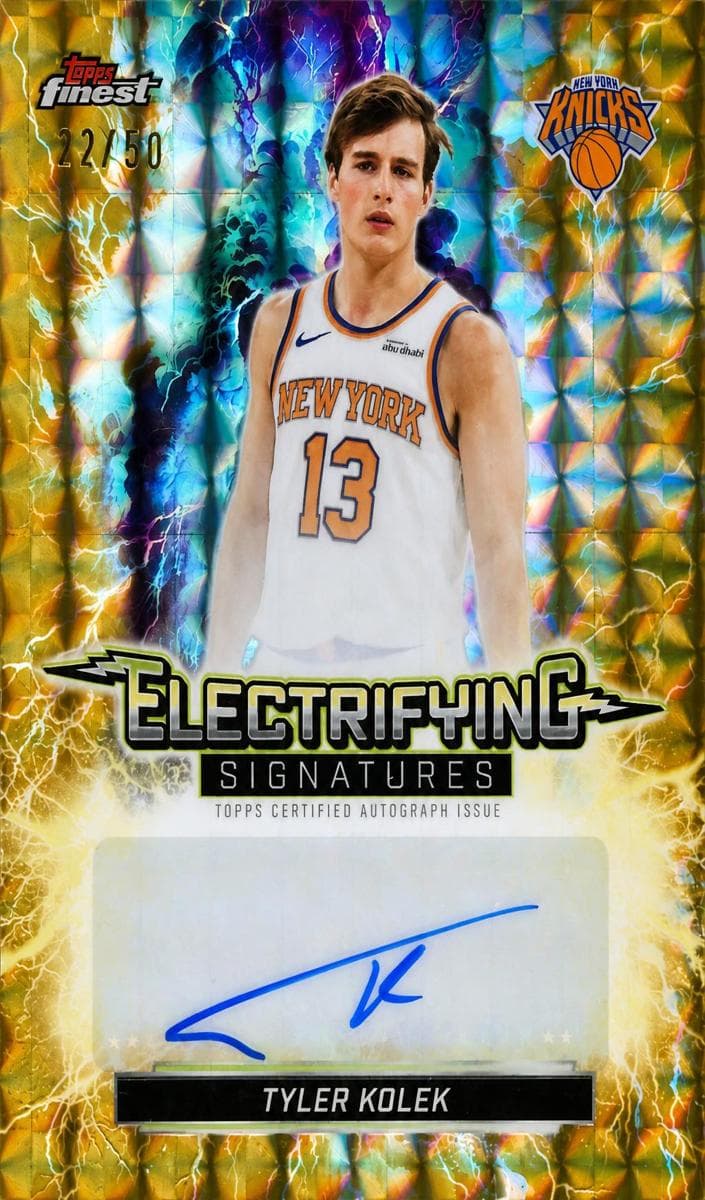 Tyler Kolek 2025 topps Topps Finest