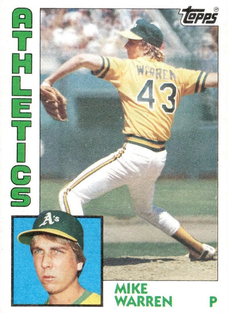Mike Warren trading card