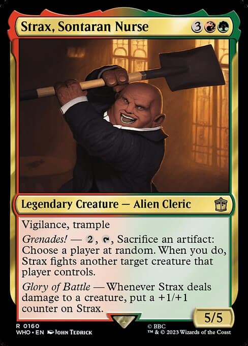 Strax, Sontaran Nurse 2023 Magic: The Gathering Doctor Who