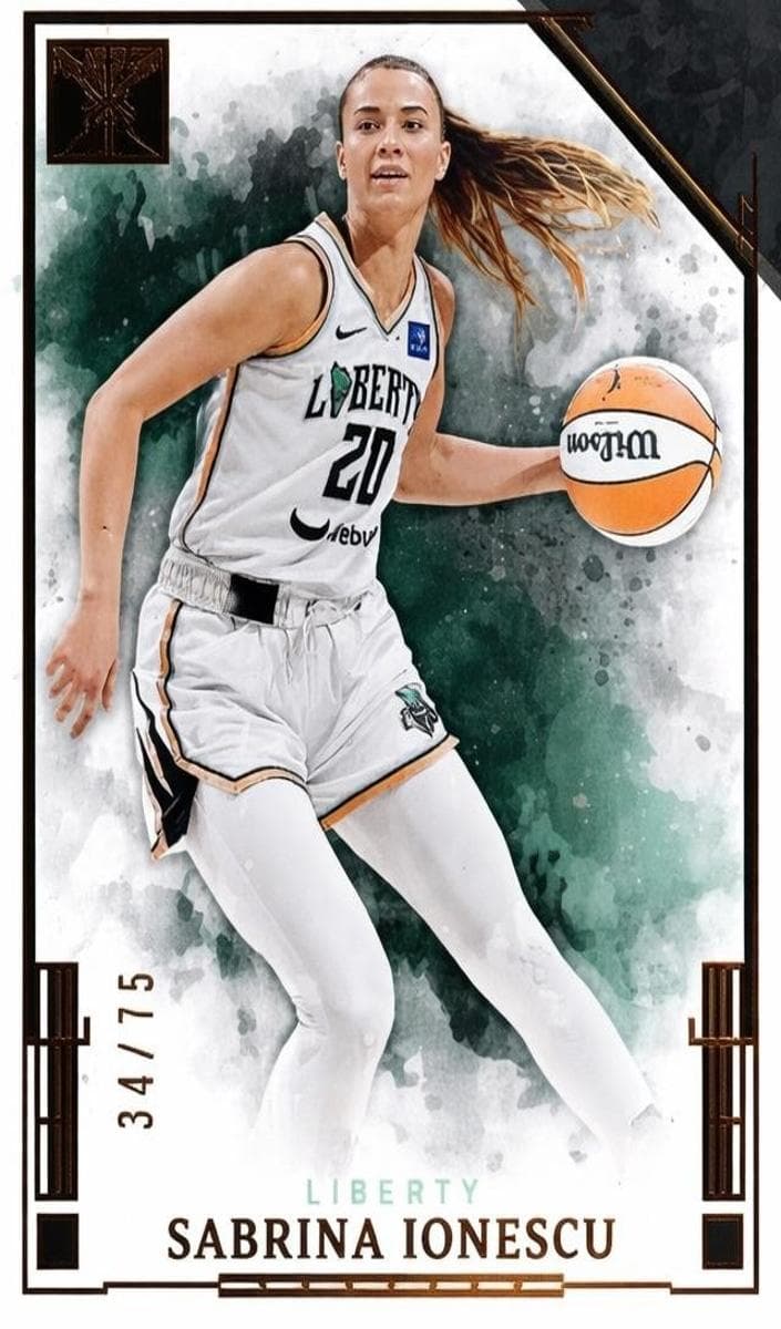 Sabrina Ionescu 2025 panini Panini WNBA Impeccable