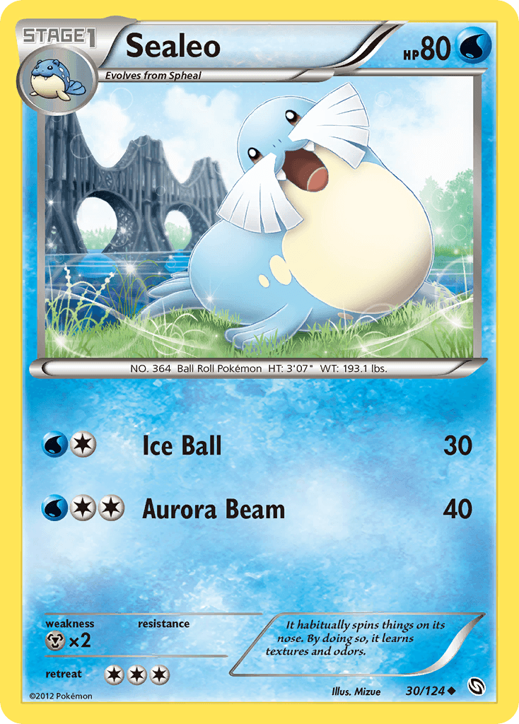 Sealeo 2012 Pokemon Dragons Exalted