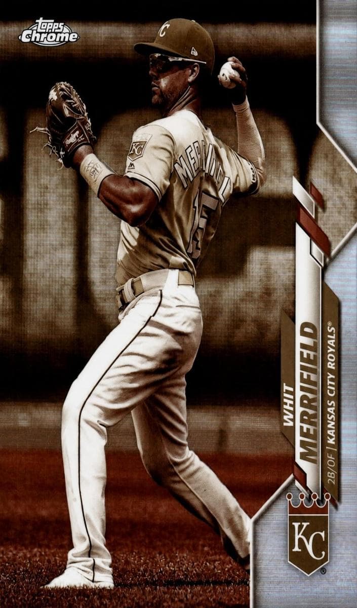 Whit Merrifield 2020 topps Topps Chrome