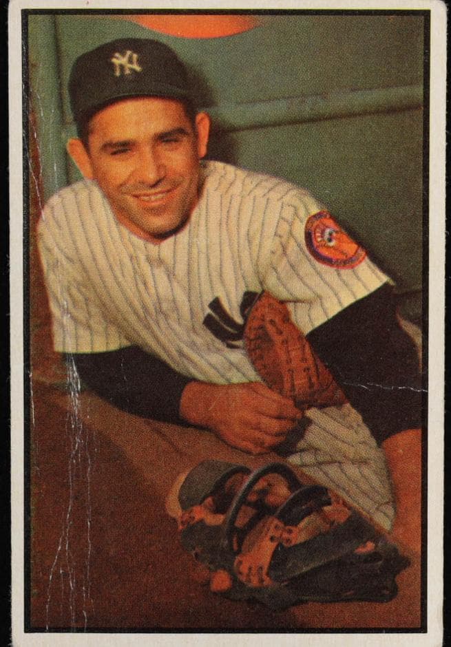 Yogi Berra 1953 bowman Bowman Color