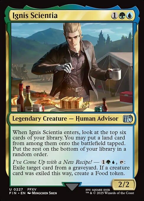 Ignis Scientia 2025 Magic: The Gathering Final Fantasy Extended Art