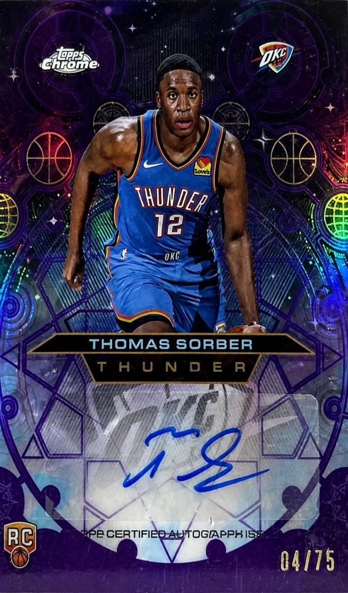 Thomas Sorber 2025 topps Topps Chrome