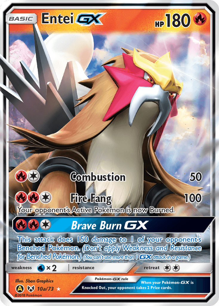 Entei GX 2017 Pokemon